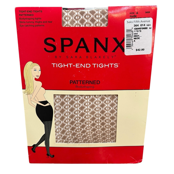 SPANX Other - Spanx Tight-End Patterned Bodyshaping Tights Size A Nude New in Package